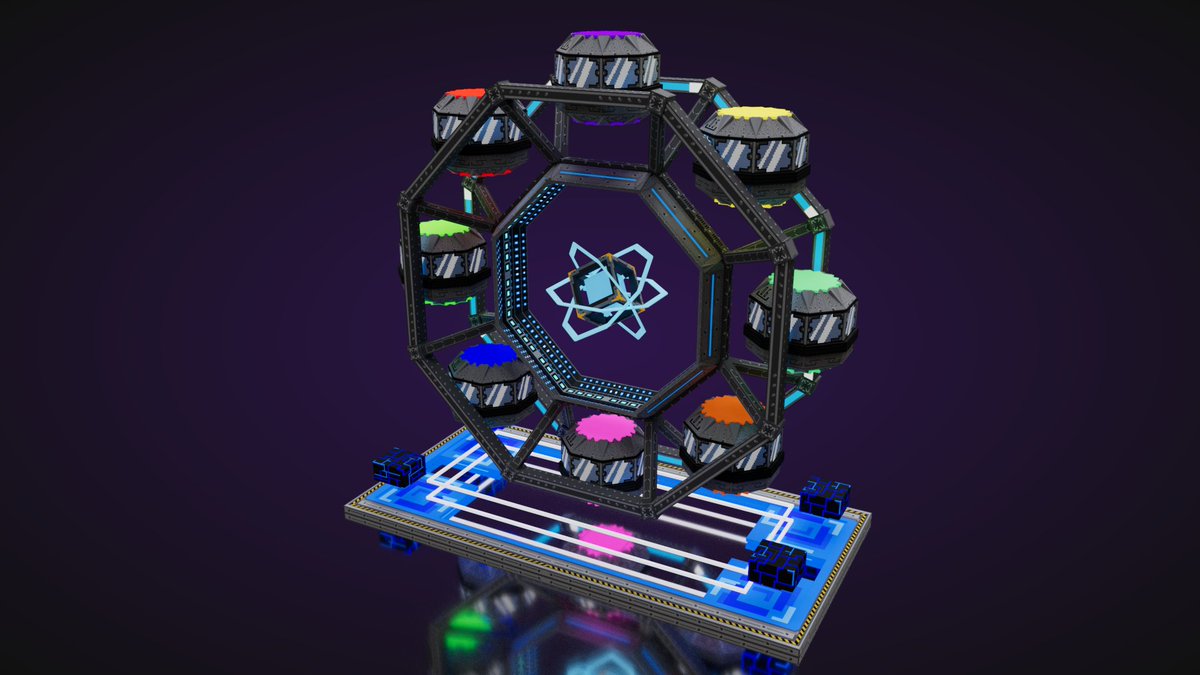 metaurus_ita's tweet photo. Cyber Queen
The ferris wheel is equipped with an atomic engine.
The Cyber Queen is located on a magnetic loop and this allows it to remain suspended in air.
@sandstormmeetup @TheSandboxGame @VoxEdit
#VoxEditWeekly #builderscontest23 #TSBContest23 https://t.co/huvwXOrxaY