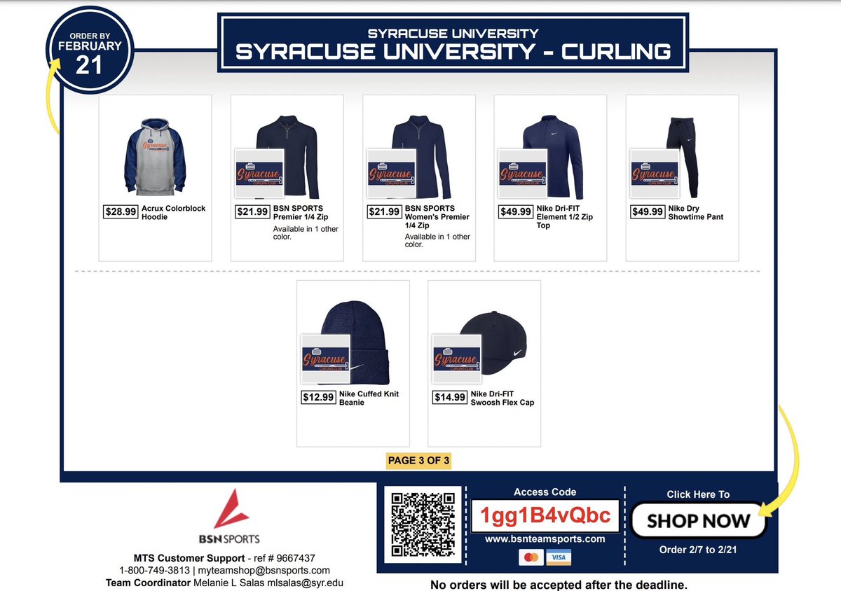 2022-23 merch is here and it’s 🔥 
Shop: bsnteamsports.com/shop/1gg1B4vQbc
Shop is open through the 21st