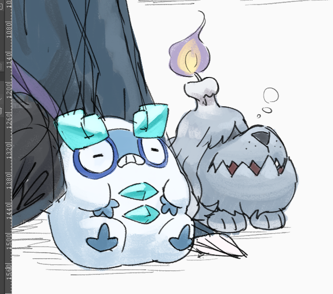 「ふと思いついちゃったのをガッサガッサと……完成させる気はないけど。 」|flcc（ふりかけ）のイラスト