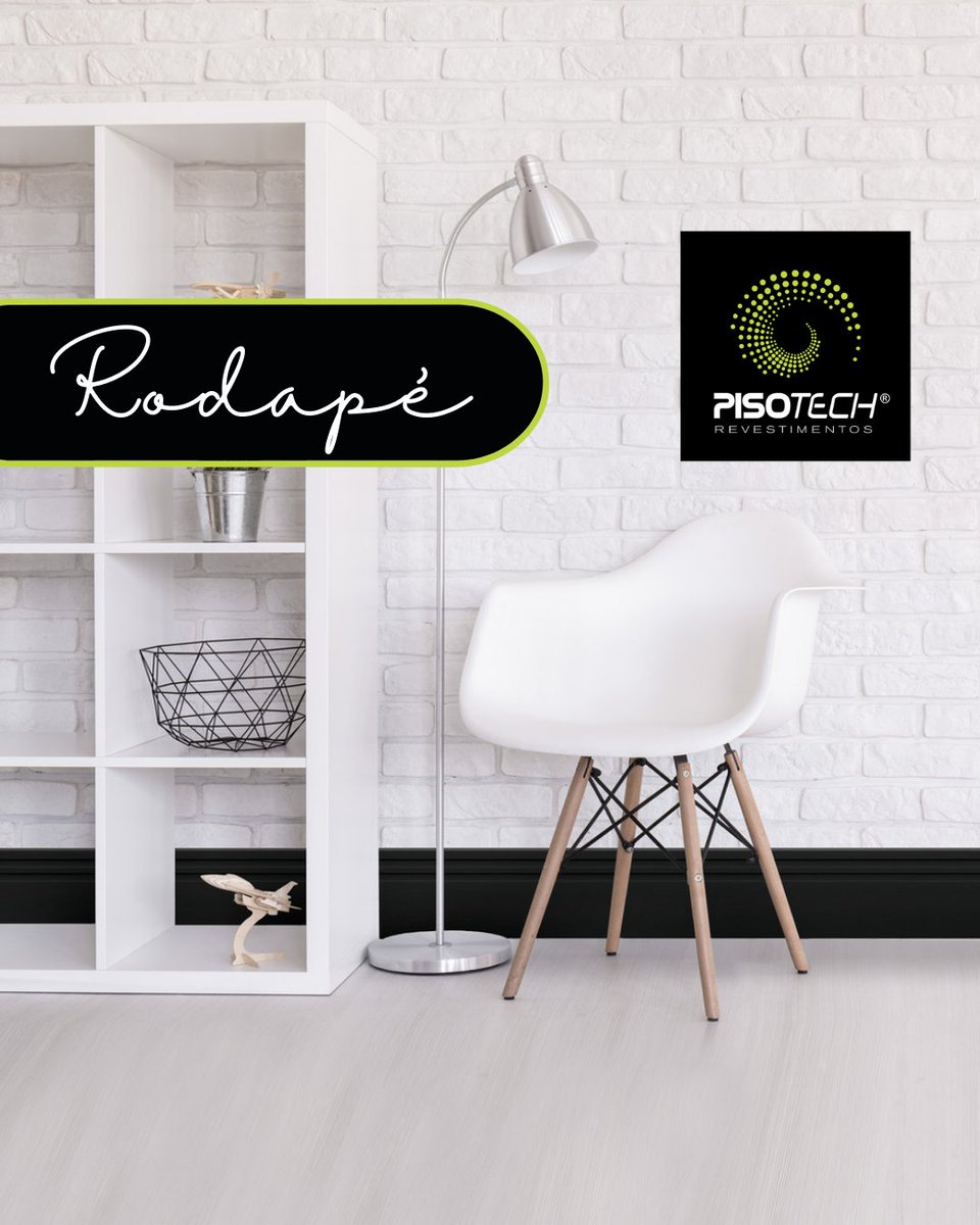 Pisotech's tweet image. Os rodapés possuem alguns modelos de desenho comum a todas as linhas, e você pode escolher as cores desejadas.
Linhas Smart, Premium e Moderna.