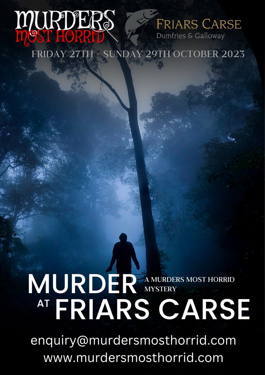 MostHorrid's tweet photo. We have released details of our 2023 #MurderMystery event programme. 3 events in Yorkshire Dales, Lake District and Scotland. Full details on the website, https://t.co/d5DrGcUPvW https://t.co/1eI1SyuhhX