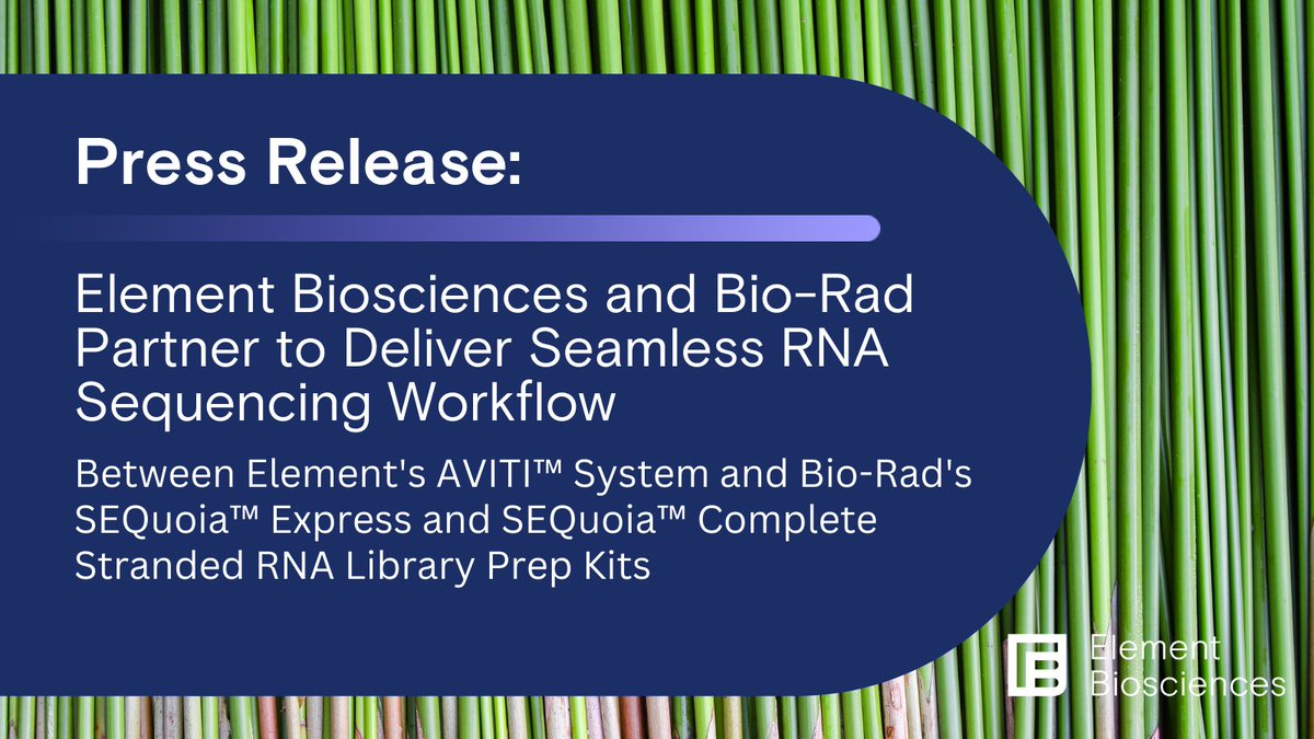 Element Biosciences tweet media