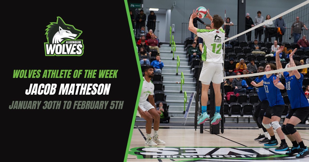 ALGWolves's tweet photo. Jacob Matheson earns Wolves athlete of the week honours.
https://t.co/GomsK9jEfh
#WolvesAOTW #ACWolfPack https://t.co/EYsjG2Jgzx
