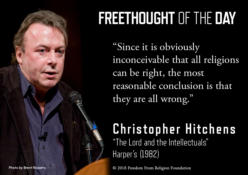 FFRF's tweet photo. Freethought of the Day: https://t.co/M9pPuxRubx https://t.co/Q2BAloDT6J