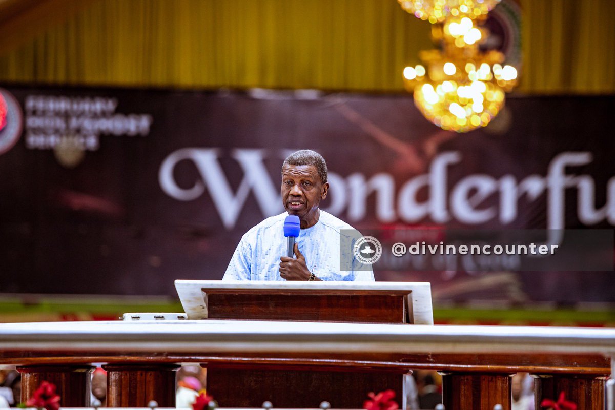 PastorEAAdeboye's tweet photo. From Now on, it would be well with you in Jesus Name. https://t.co/MapqlEfKkg