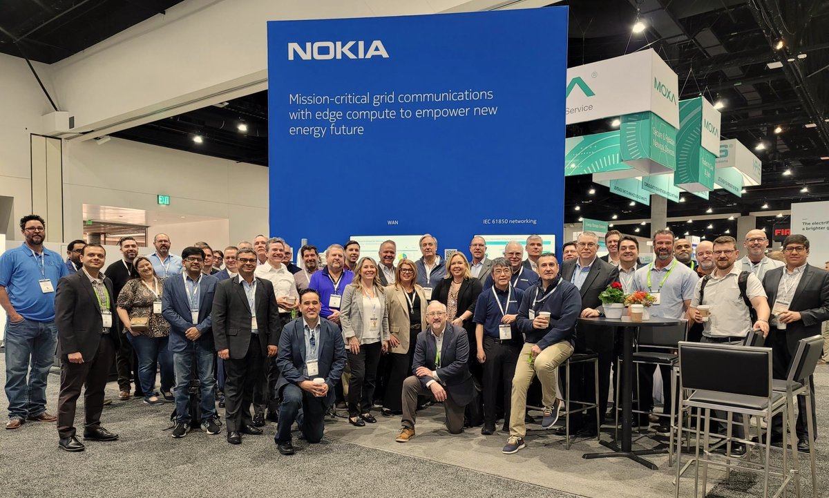 nokiaindustries's tweet photo. Our @nokia team is ready to meet you at #DISTRIBUTECH23 booth #2236 in San Diego. Please stop by today to learn how we can improve your #utility’s efficiency and help you deploy new revenue streams. #DISTRIBUTECH #DTECH23 @DISTRIBUTECH https://t.co/7pAA5Iaa3j https://t.co/dqoeM4Qhfm