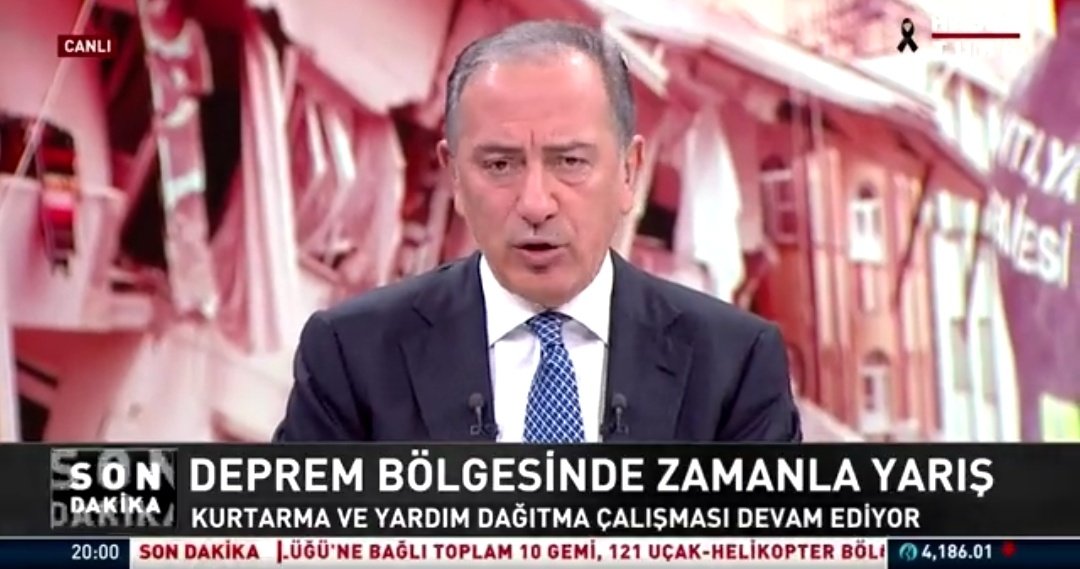 Habertürk yazarı Fatih Altaylı: 

"Bu akşam yerli yabancı sporcular, iş adamları bilimadamları ile depremzedeler  için bir yardım yayını yapacaktık. Amacımız birkaç bin tane Konteyner evler almaktı. Son dakikada RTÜK’ten bir talimat geldi 'Yapmayın' dediler."
