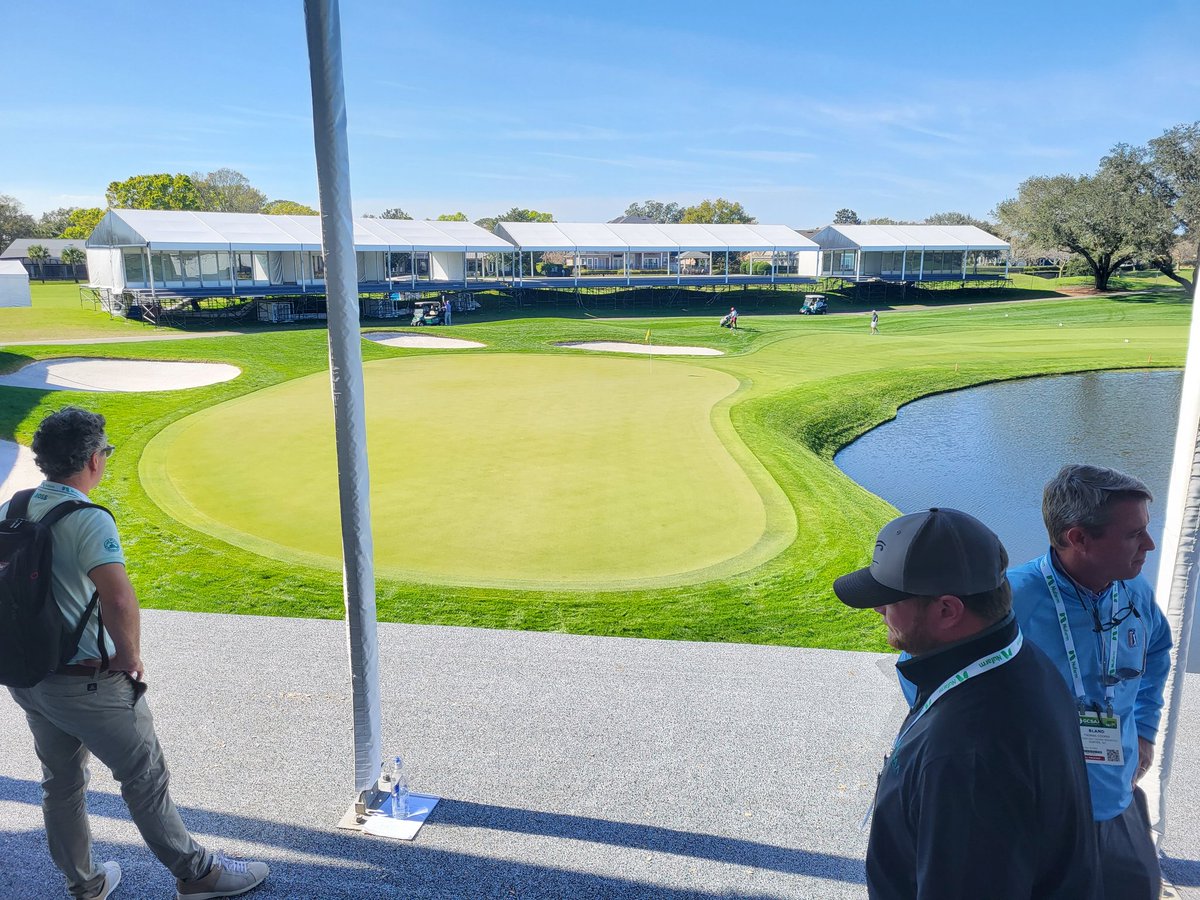 Fortunate to have an opportunity to tour Bay Hill.  Excellent offering from ghe GCSAA.