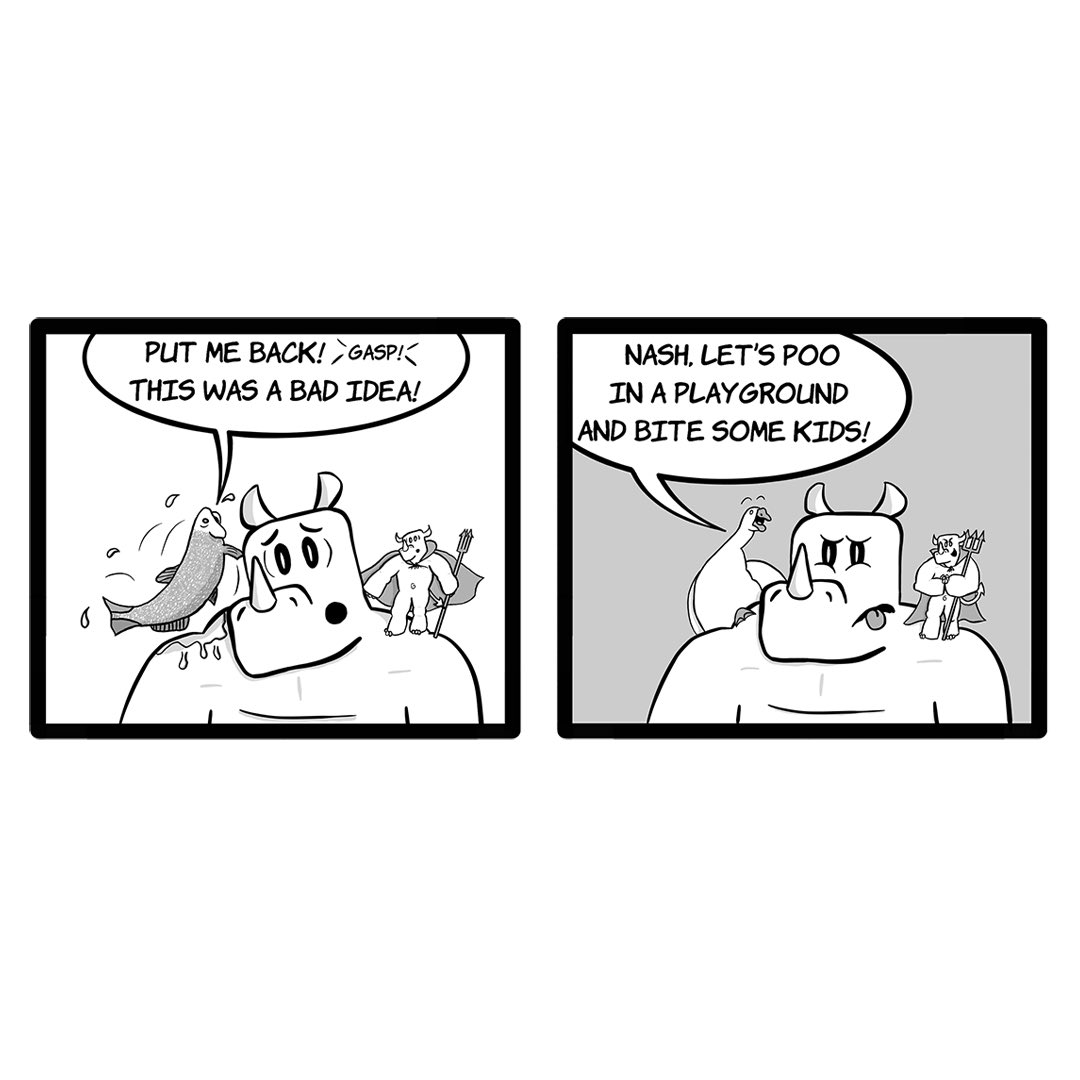 johnchernega's tweet photo. Here’s a Niles and Nash Classic! #comic https://t.co/8SByPYnz1G