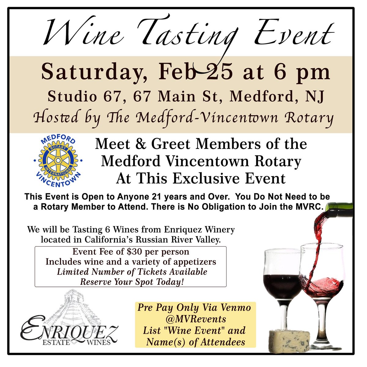 Medford Vincentown Rotary Club tweet media