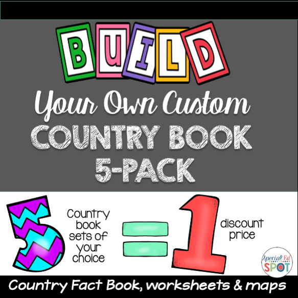 SpecialEdSpot's tweet photo. GREAT way to get Your choice of country books for a phenomenal price!  Create your own bundle! 
 Today, you can get this set with the BUNDLE PRICE and SALE PRICE! Today ONLY 2/8  Price will be $15.00 for 5 country books.

https://t.co/aPCF8gow2q https://t.co/KMUZm3Sdle
