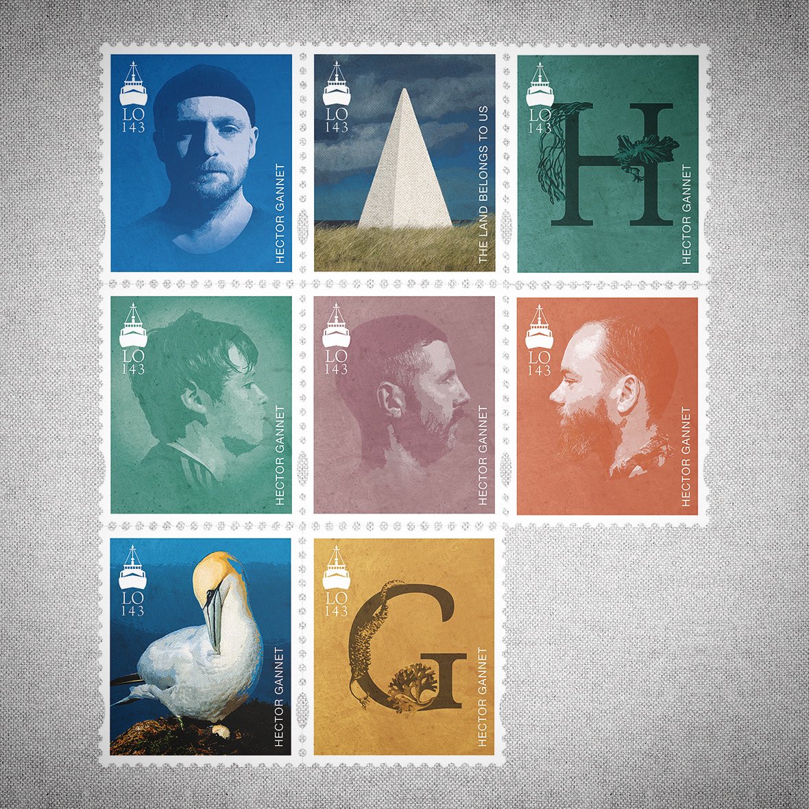 Recent promo design for <a href="/HectorGannet/">Hector Gannet</a>. Always a pleasure working with these fellas. #graphicdesign #graphics #promo #northeastmusic #hectorgannet #LO143