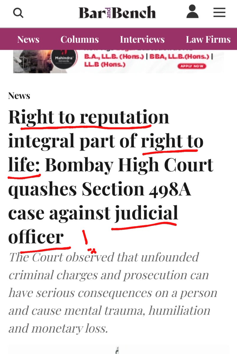 #Woman + #MiLord only have "right to reputation" and "right to life"

#Men are cattle class citizen in this country 

#JudiciaryCollapsed 
<a href="/RijijuOffice/">Office of Kiren Rijiju</a> 
<a href="/PMOIndia/">PMO India</a> 
<a href="/CIJ_ICJ/">CIJ_ICJ</a>