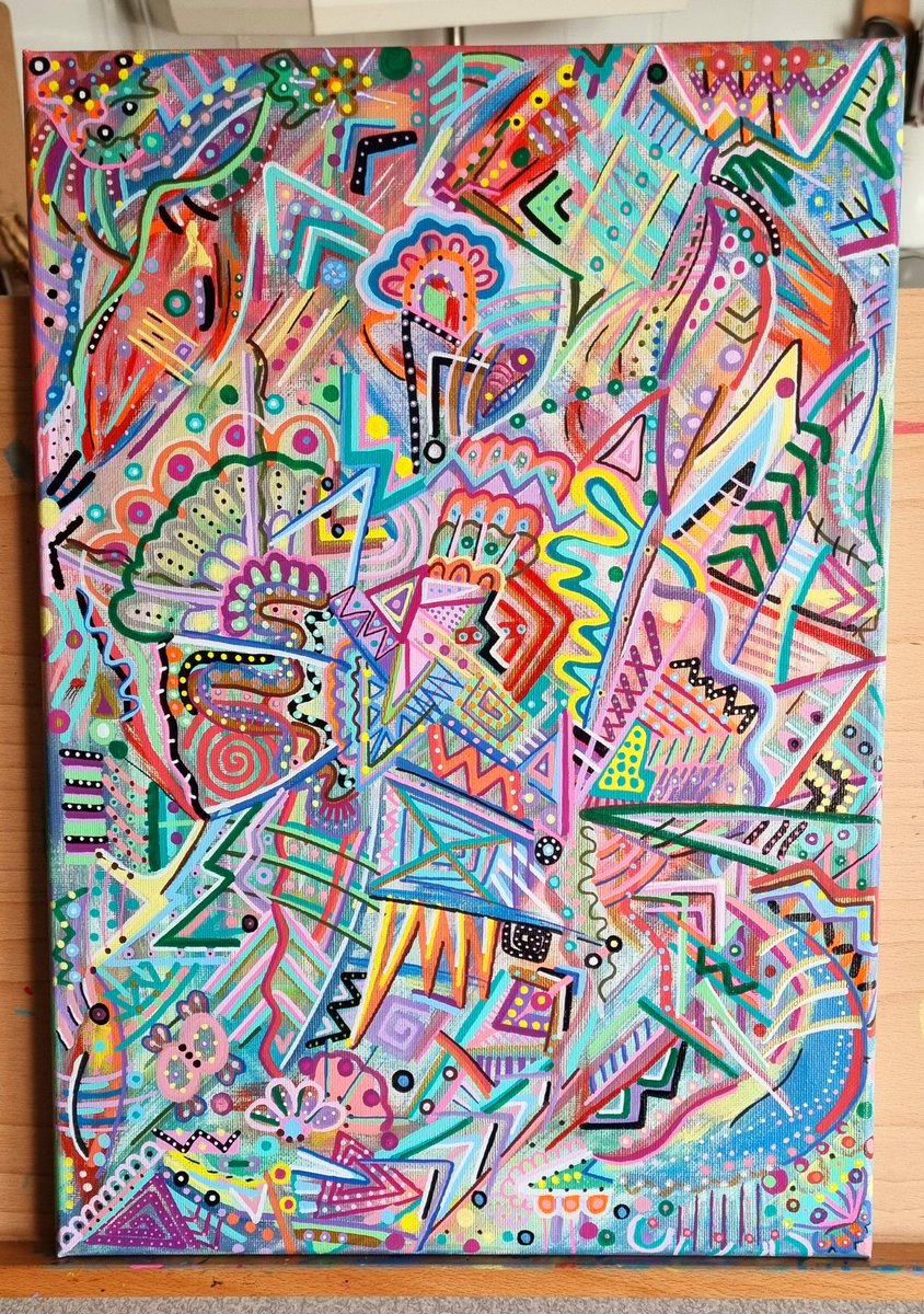 oddyorke's tweet photo. Newest painting, first one on a canvas.
Size A3
Acrylic painted.
#art #acrylicpainting #painting #modermart #abstractart #abstract https://t.co/znA4f1QpN1