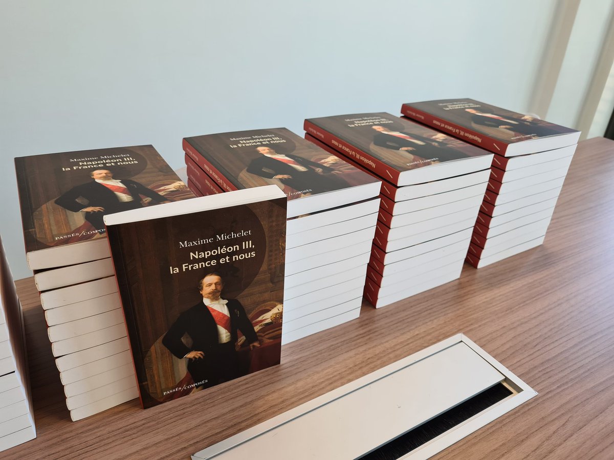 Maxime Michelet (@maxime_michelet) on Twitter photo Car la mémoire du Second Empire - trop longtemps interdite - peut être de celles qui permettent à la France de se souvenir d'elle-même, je signe chez <a href="/PComposes/">Passés composés</a> cet essai historique et engagé intitulé "Napoléon III, la France et nous".
En librairies le 22 février. Car la mémoire du Second Empire - trop longtemps interdite - peut être de celles qui permettent à la France de se souvenir d'elle-même, je signe chez <a href="/PComposes/">Passés composés</a> cet essai historique et engagé intitulé "Napoléon III, la France et nous".
En librairies le 22 février.