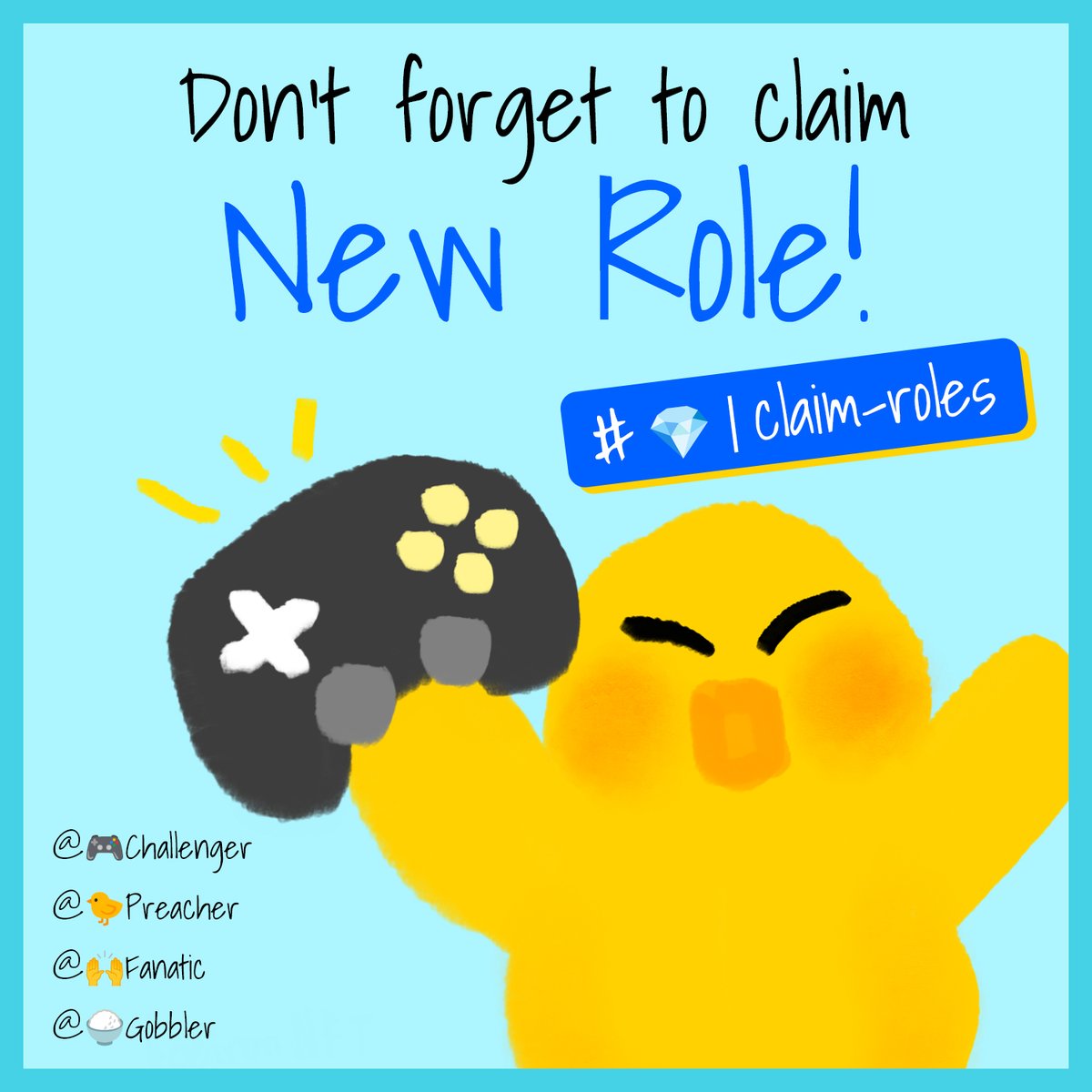 Hey dooooood !! don't forget to claim you new role in
#💎│claim-roles
to get notified all exclusive event ! 💛

for more detail 👉 discord: discord.gg/apeironnft

#ApeironNFT #ApeironFanart #GameFi #NFTGames  #NFTCommumity  #P2Egame #NFTs