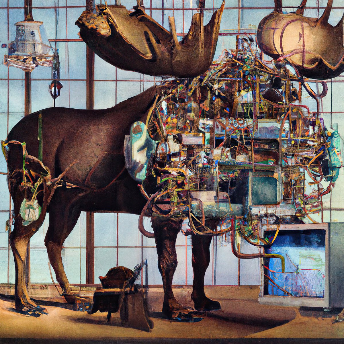 HeliodoroSantos's tweet image. Beasts of Burden 000

Harnessing animals for computational power in the 19th century.
Chromolithographic AI work.

Thank you so much @YankelVision  for this gift