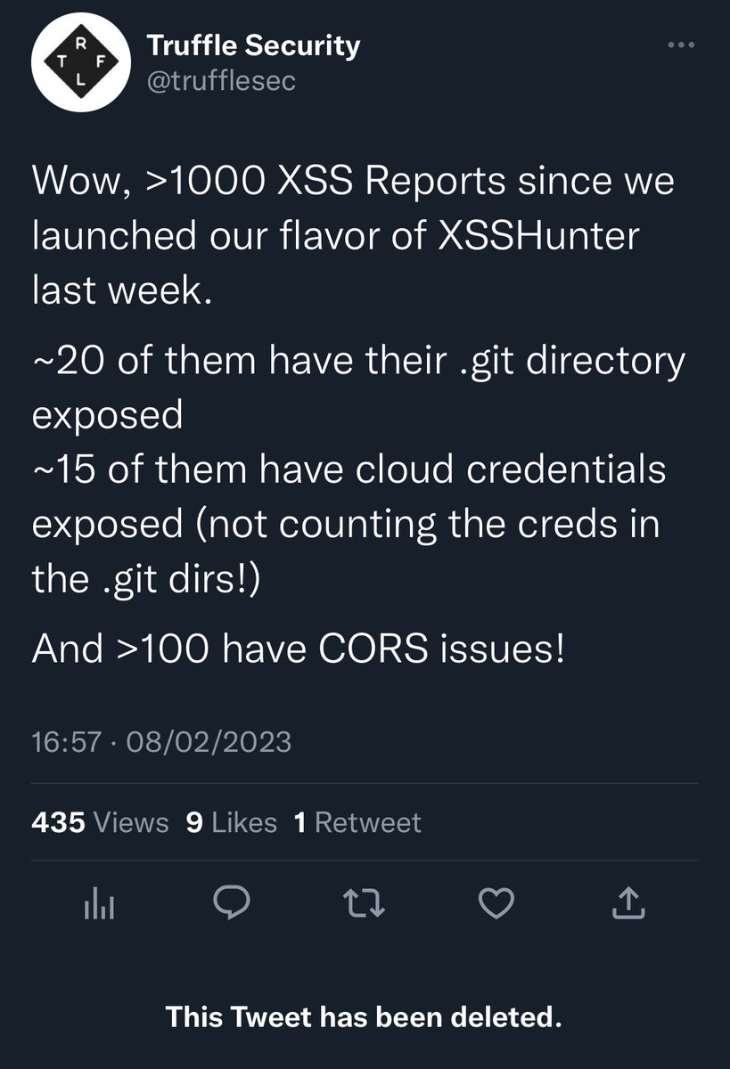 zseano's tweet photo. Tweeting this out to warn others, as the original tweet is deleted. 

I told you people are snooping on what you’re doing, stop using managed blind xss platforms! 

Wonder what bb programs think about third parties snooping on their stuff ? 

**host it yourself** https://t.co/18VHOIvReJ