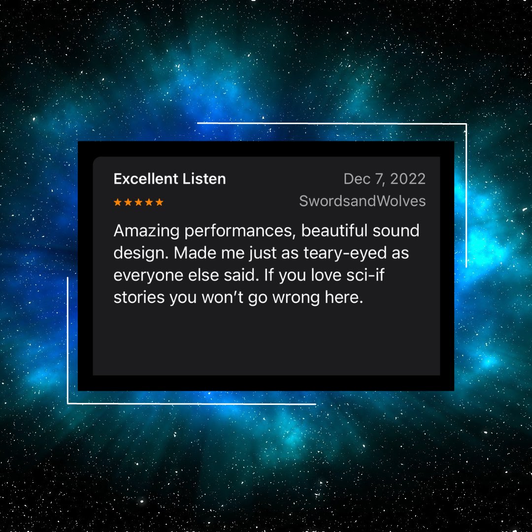 All the feels, as they say. 

#SolarThePodcast #PodcastReview #SciFi #ListenNow