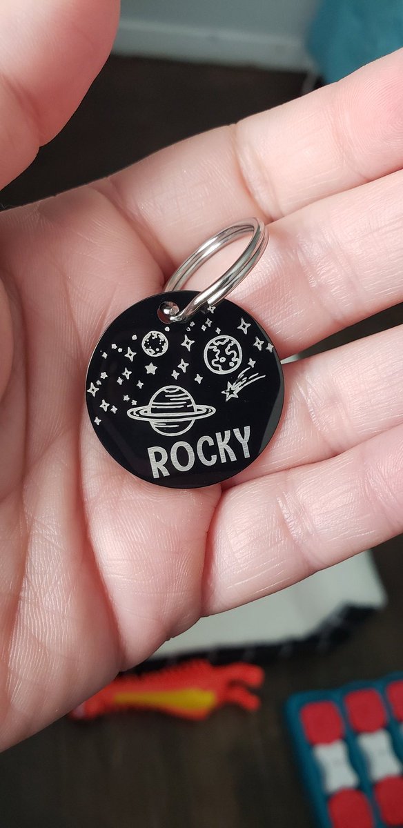 CleverCreatives's tweet photo. My sweet Rocky's new tag 🥰
#ProjectHailMary https://t.co/L1zQDscWUx