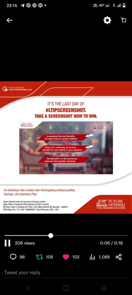 sengodan4's tweet photo. @FGLifeInd Here is my perfect screenshot
#LTIPScreenshot
@mysterioussu @prashantDocean @PritiNivoriya @diva_tulipss @Chinnarayudu98 @glorious_mess86 @Nitish_nix @JeetuMaheta @RubyAga9339 @Antony0762 @Anusure40893798 https://t.co/VPFinCphok