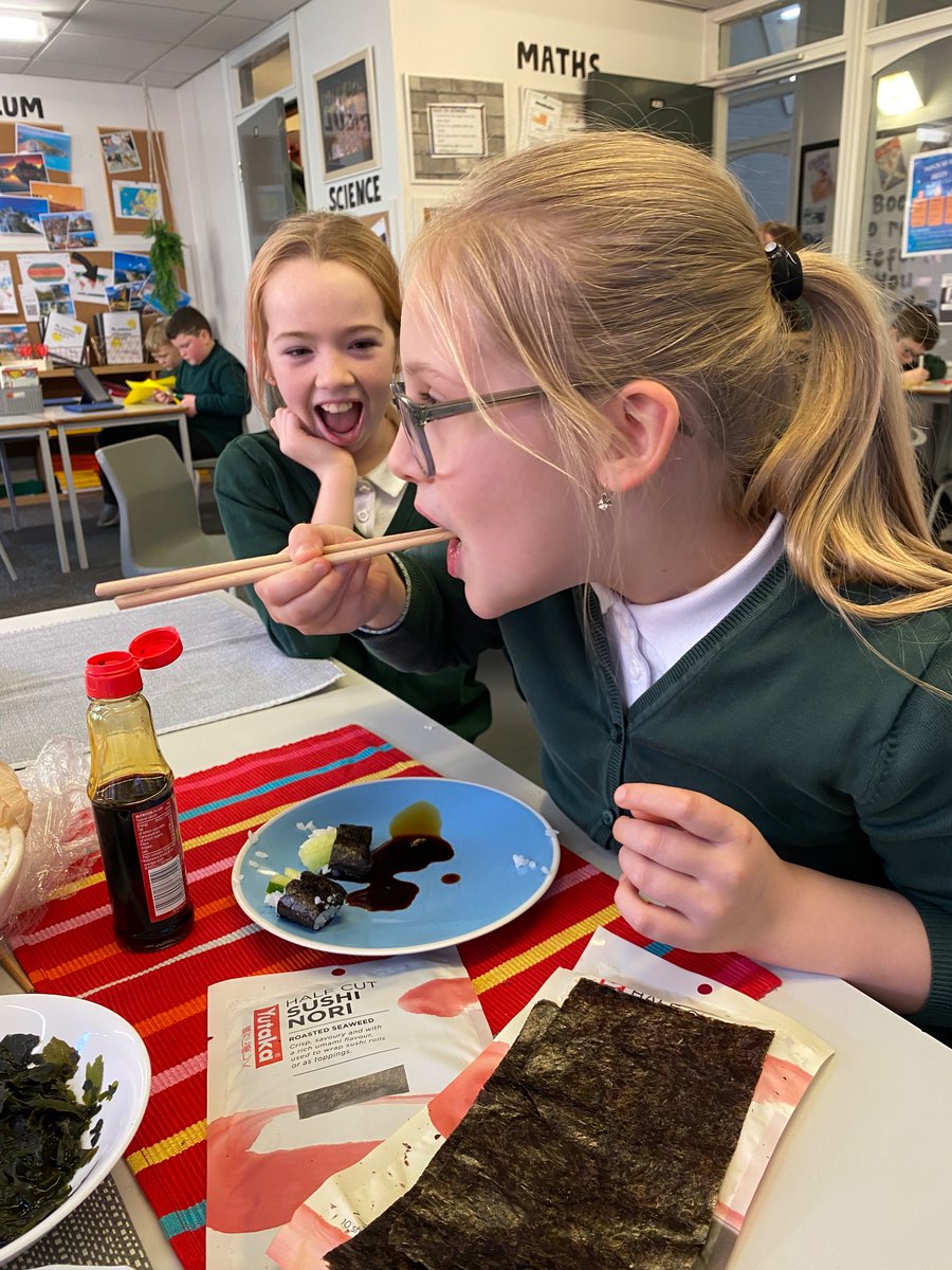 MfpsYear5's tweet photo. We made sushi! Some of us loved it, some of us not so much 🤣🍱🍣 https://t.co/zUdi4rpdtg