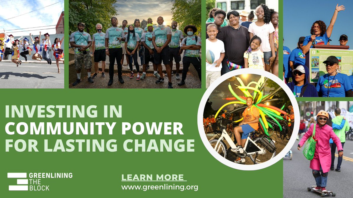 Greenlining's tweet photo. Join us through the year as we work alongside our partners to kickoff #Greenliningtheblock- our newest investment into community-based organizations advancing climate justice neighborhood projects

Learn more here: https://t.co/a7aqX4Z52r https://t.co/jfI5jQW47E