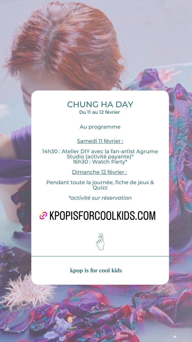 kpopisfcoolkids's tweet photo. 💫 De nombreuses animations sont au programme pour fêter cet évent :

• Atelier DIY décoration de boîtes avec @agrumestudio (payant sur réservation)*
• Watch Party (sur réservation)*
• Fiche de jeux &amp; Quizz

🔗 *Pour vous inscrire, RDV sur notre site https://t.co/UXZqQ6TSGF https://t.co/2kesMdiGTj
