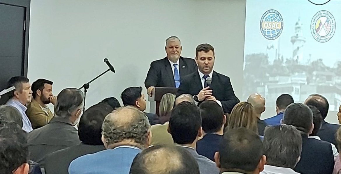 amchamgye's tweet photo. Junto a @USembassyEC, ofrecimos a nuestros socios varias conferencias sobre seguridad para transferir recomendaciones de los expertos de #OSAC, #FBI, CBP, CTPAT al sector productivo. 

¡Gracias por su confianza!

@ChairAmchamGYE @AlexiaAlcivar @josepileggi @edithvillavic https://t.co/ReKgvGVGAX