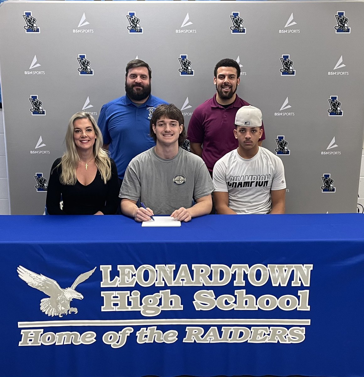 Congratulations to Leonardtown Football Player Matthew Berry on his Commitment to Stevenson University!
