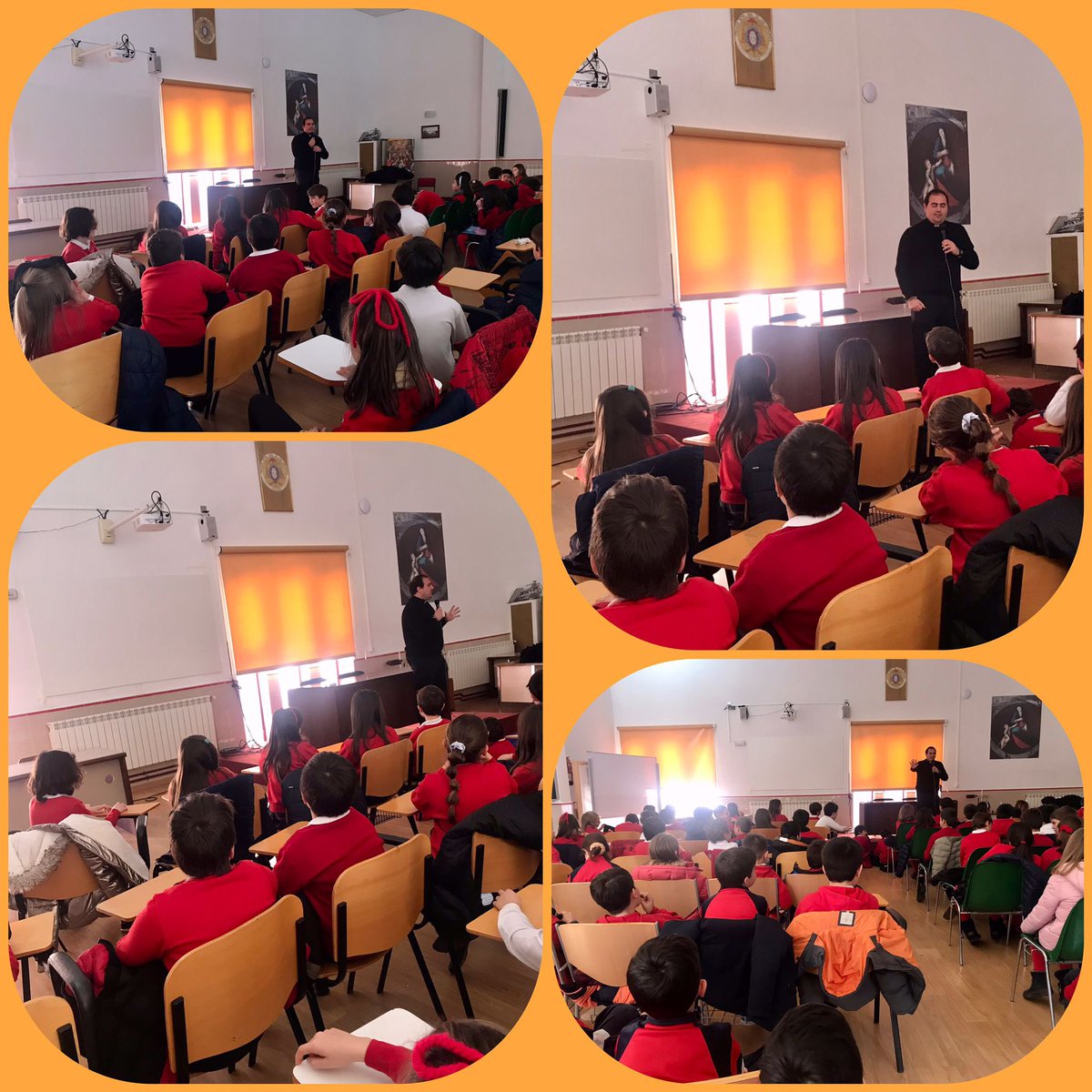 infantes_toledo's tweet photo. 🥰🙏Gracias Manuel por compartir con los alumnos de 3º y 4º de E. Primaria tu testimonio. 🥰🙏 #SomosInfantes #testimonio #muyagradecidos #CreandoFARP https://t.co/qDLsIsW8iC
