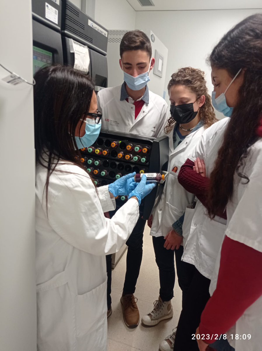 SJDLaboratori's tweet photo. Aquesta setmana tenim el plaer de rebre al laboratori de l'Hospital de Sant Boi #ParcSanitariSJD #PSSJD alumnes de @Llor_Fundacio, dins del seu programa de pràctiques vivencials 'Com és un hospital?' Esperem que us hagi agradat. Fins la propera. https://t.co/5qaCirQYEL