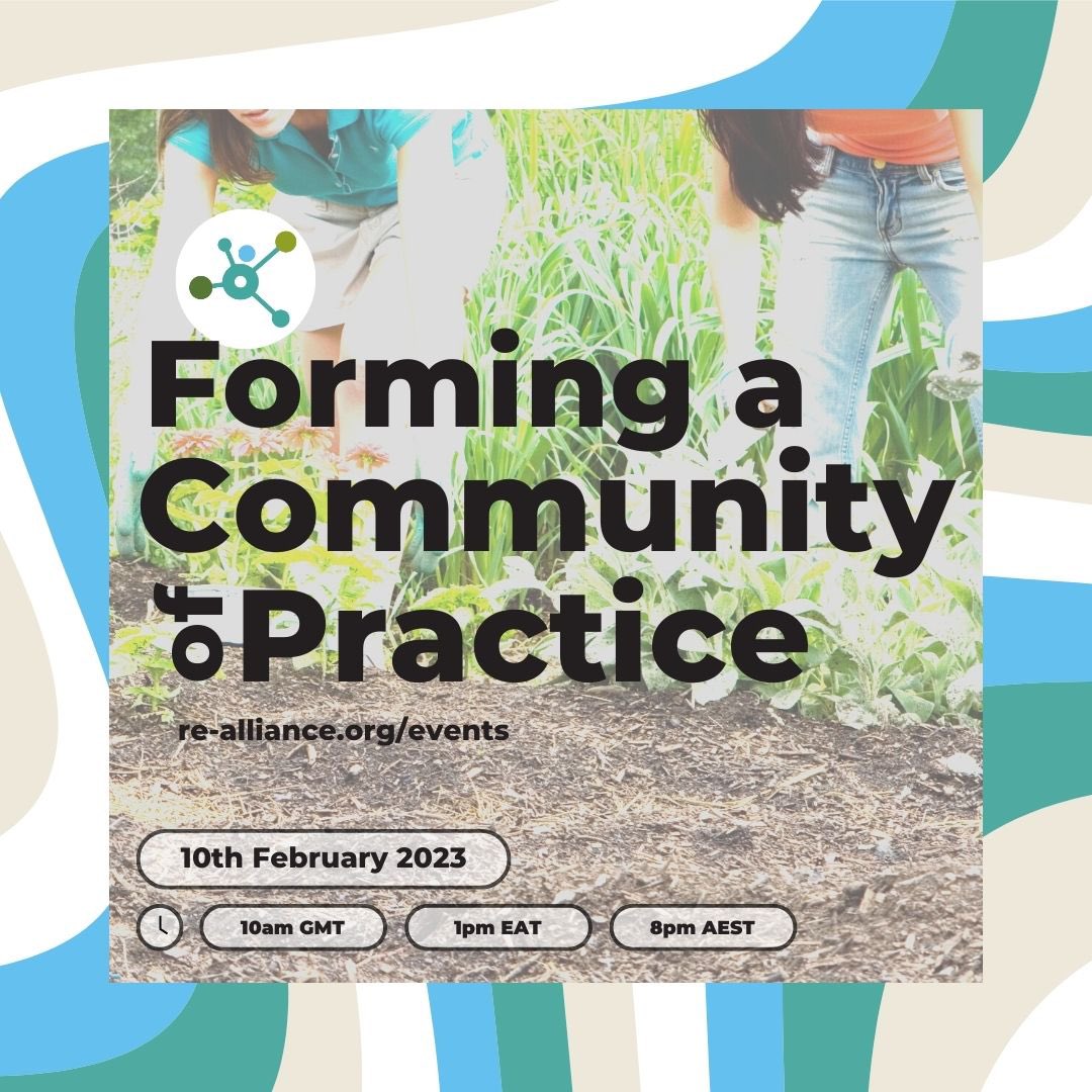 Re_Alliance_org's tweet photo. Re-Alliance’s Community of Practice sessions invite you to share your knowledge, discuss your challenges, and receive inspiration and practical tips from the wisdom of the network.

Join us this Friday! https://t.co/QdowpHWhUy