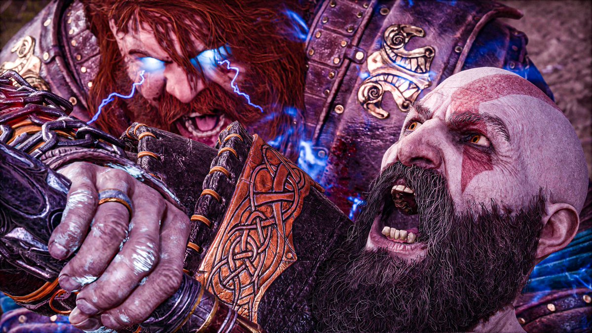 sirevanztheduke's tweet image. Battle of the Gods ❄️🆚⚡️

#MacroWednesday
#GodofWarRagnarok