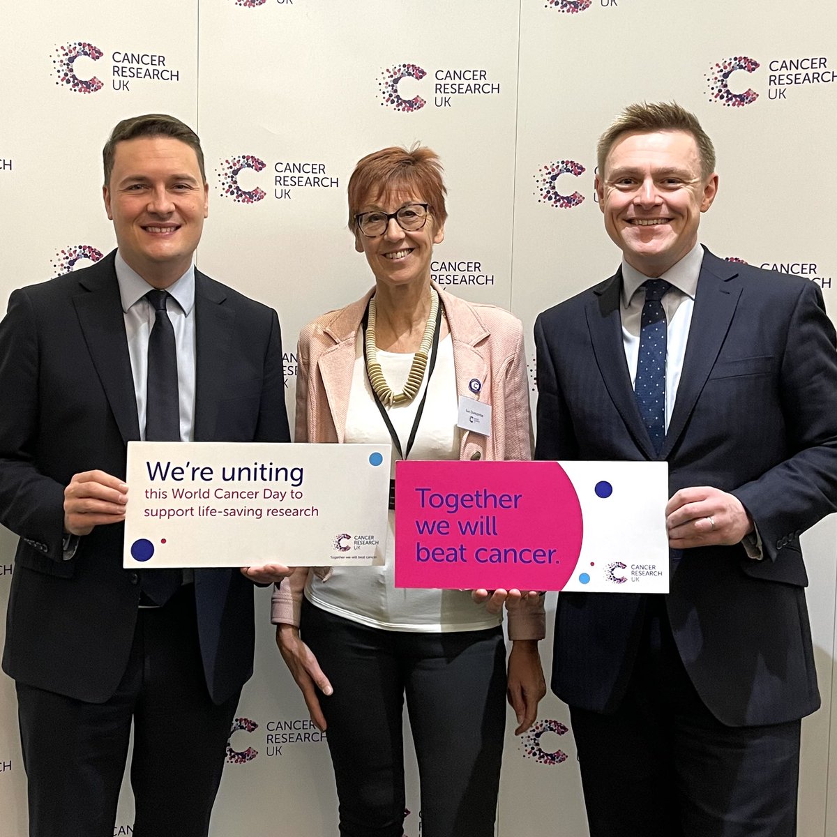 Thank you @wesstreeting and @willquince  for attending the @CR_UK #MP drop in today and your support for improving cancer outcomes. As we discussed, the @CRUK_Policy call for a #10YearCancerPlan would give clear focused direction. #TogetherWeWillBeatCancer