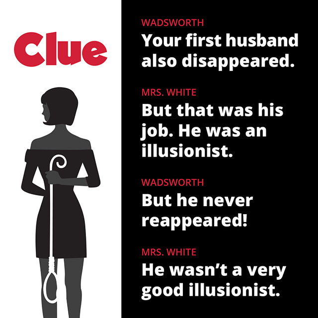 ETheatreProject's tweet photo. Find out whodunnit in our immersive comedy CLUE. Tickets available at https://t.co/ZfZshH1bKd

#clueonstage @clueonstage #whodunnit #experiencetheatreproject #immersivetheatre #interactive #murderymystery https://t.co/oieew5pGHJ
