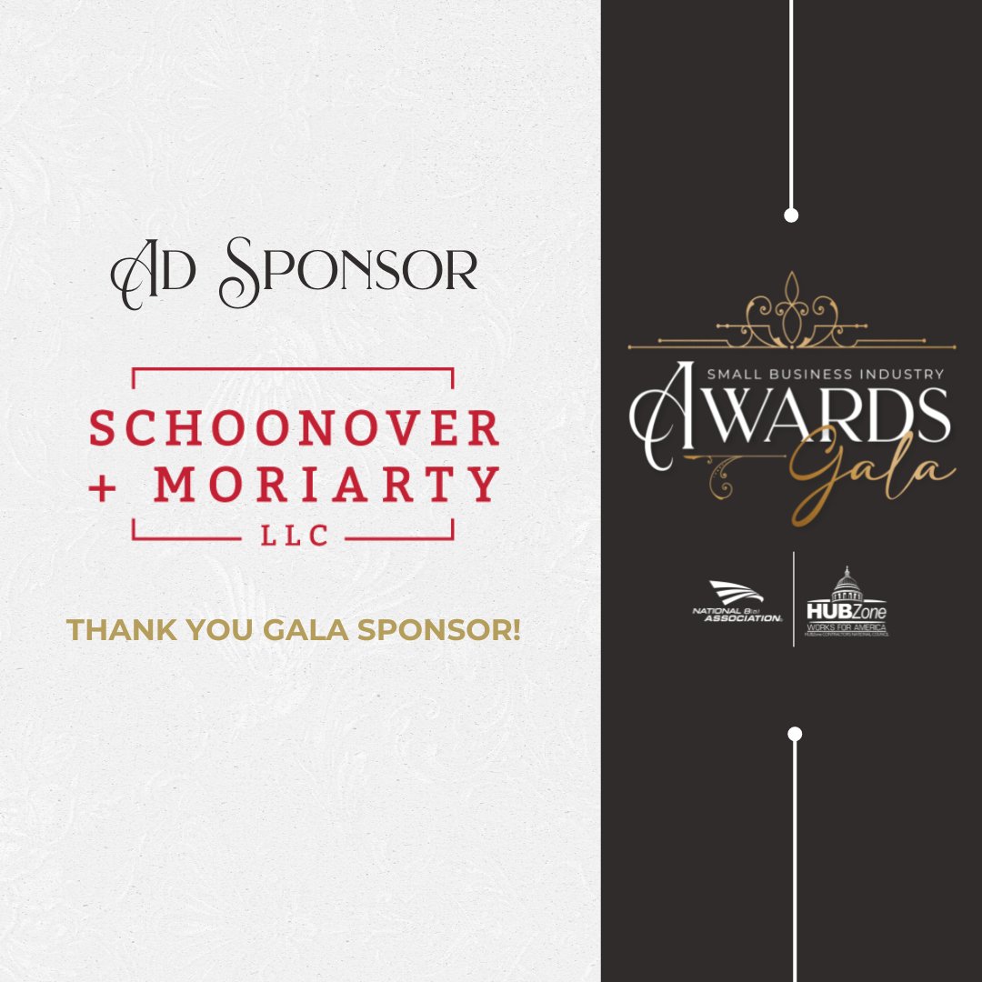 Sponsor Shout Out: Thank you to our 2023 Small Business Industry Awards Gala Ad Sponsor, Schoonover &amp; Moriarty, for your support!

To learn more about our upcoming Small Business Industry Awards Gala, visit ow.ly/Q4rC50M7BAe!