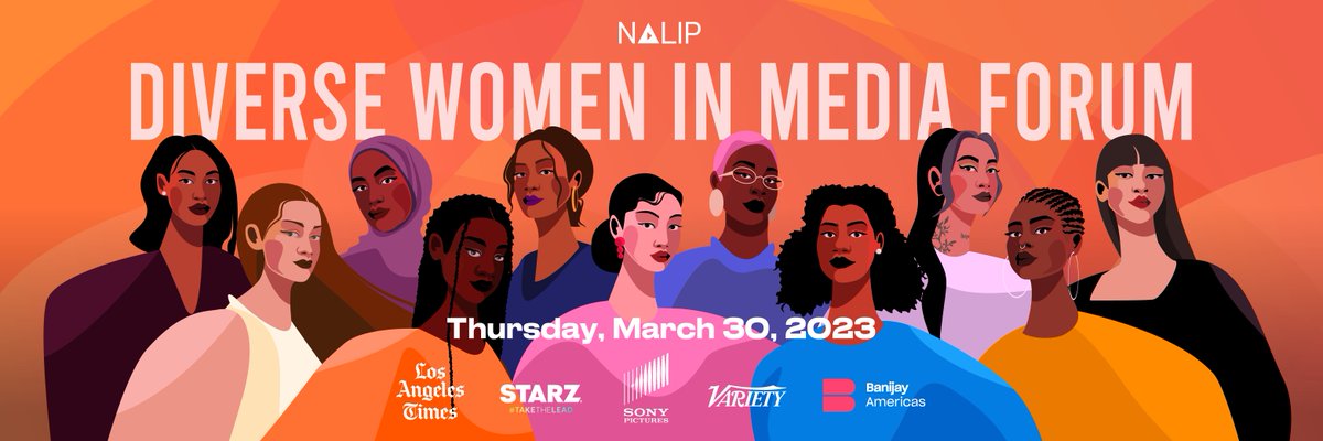 Mark your calendars, NALIP Members! Diverse Women In Media Forum returns in person on Thursday, March 30th, 2023, at The London West Hollywood! Let's celebrate #WhatBringsUsTogether &amp; continue empowering each other. Members can register now at: diversewomeninmedia.org #DWIMF23