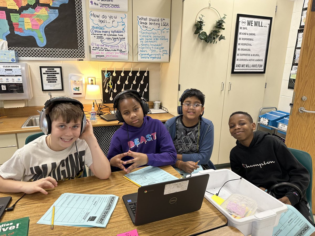 MsAPlusTeacher's tweet photo. Starting to brainstorm ideas for our โPodcasting Projectsโ during FLEX. So many great ideas from Sports GOATs to the Titanic to Haunted Histories! Wow! ๐ป๐ง Thanks @mason3_6pto for the grant to get this project started! #MasonMomentum #MIStrong #InfinityMI @cagniefrance https://t.co/DgAzbkSWg2