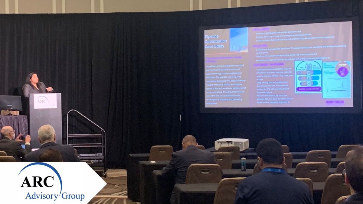 ROKAutomation's tweet photo. Anissa Thomas from Sensia is sharing interesting use cases from the #OilandGas industry in our data driven sustainability workshop at the @ARCWorldForum.
#sustainability https://t.co/dierp3XpDf