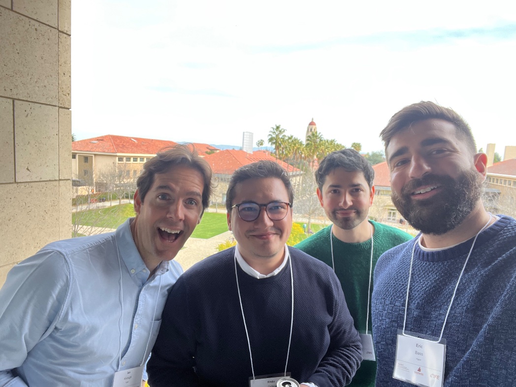 Who doesn't love a crossover episode?? 🤩

Was great to bring together <a href="/ikeough/">Ian Keough</a> <a href="/anthonyhauck/">Anthony Hauck</a> and Eric Bass from <a href="/HyparAEC/">Hypar</a> with 
<a href="/radugidei/">Radu Gidei</a> (and me) from <a href="/KOPEai/">KOPE</a> at the <a href="/ICForum_/">Industrialized Construction Forum</a>