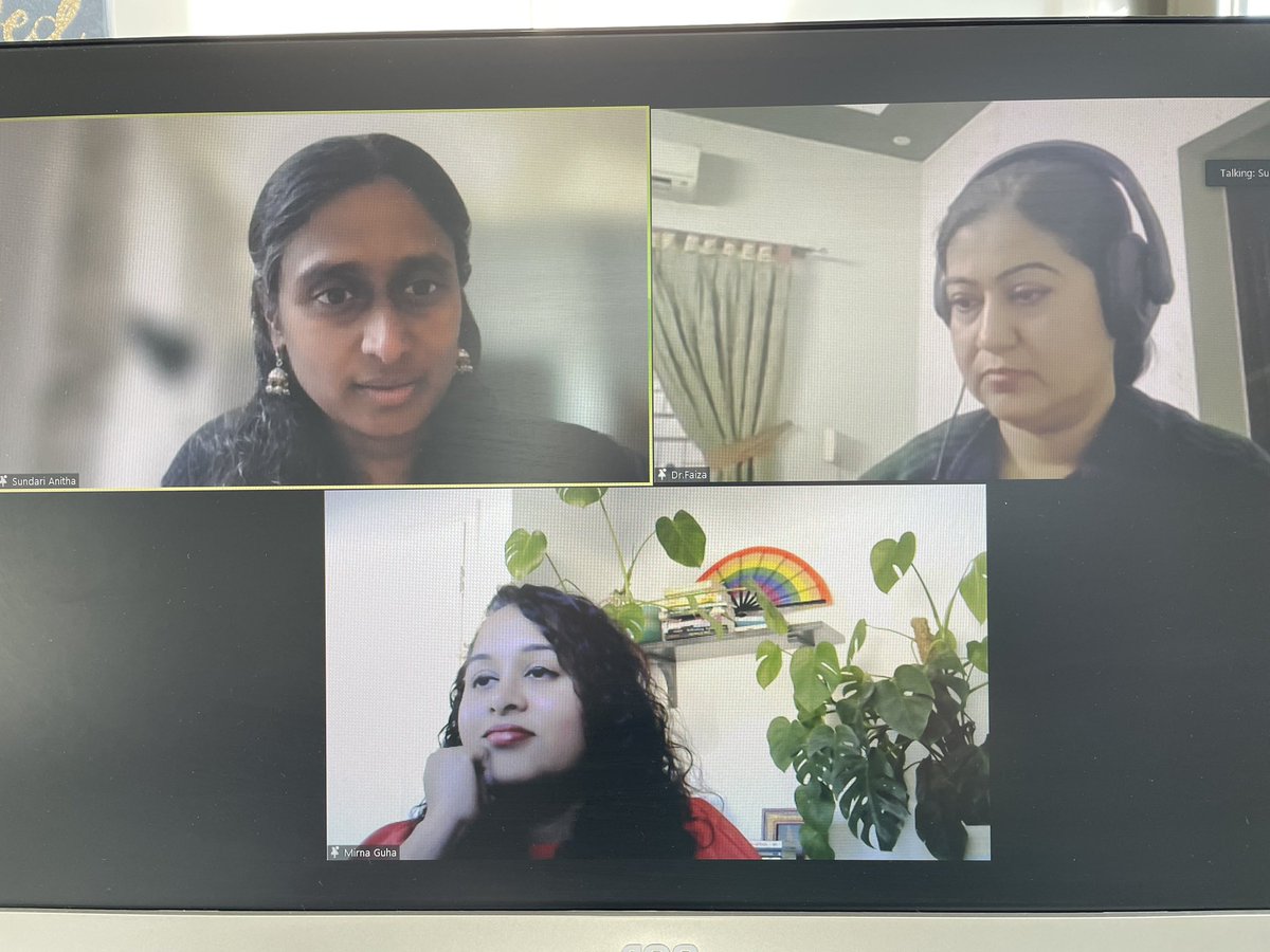 Today, as part of #SASVAW I joined the @VAWGRN webinar on VAWG in South Asian Communities. Really interesting insights from Sundari Anitha, @fwaseem & @MirnaGuha - Thank you all for sharing your research findings & the incredible impact you are having #ItsNotOk #VAWG #SUVAWG