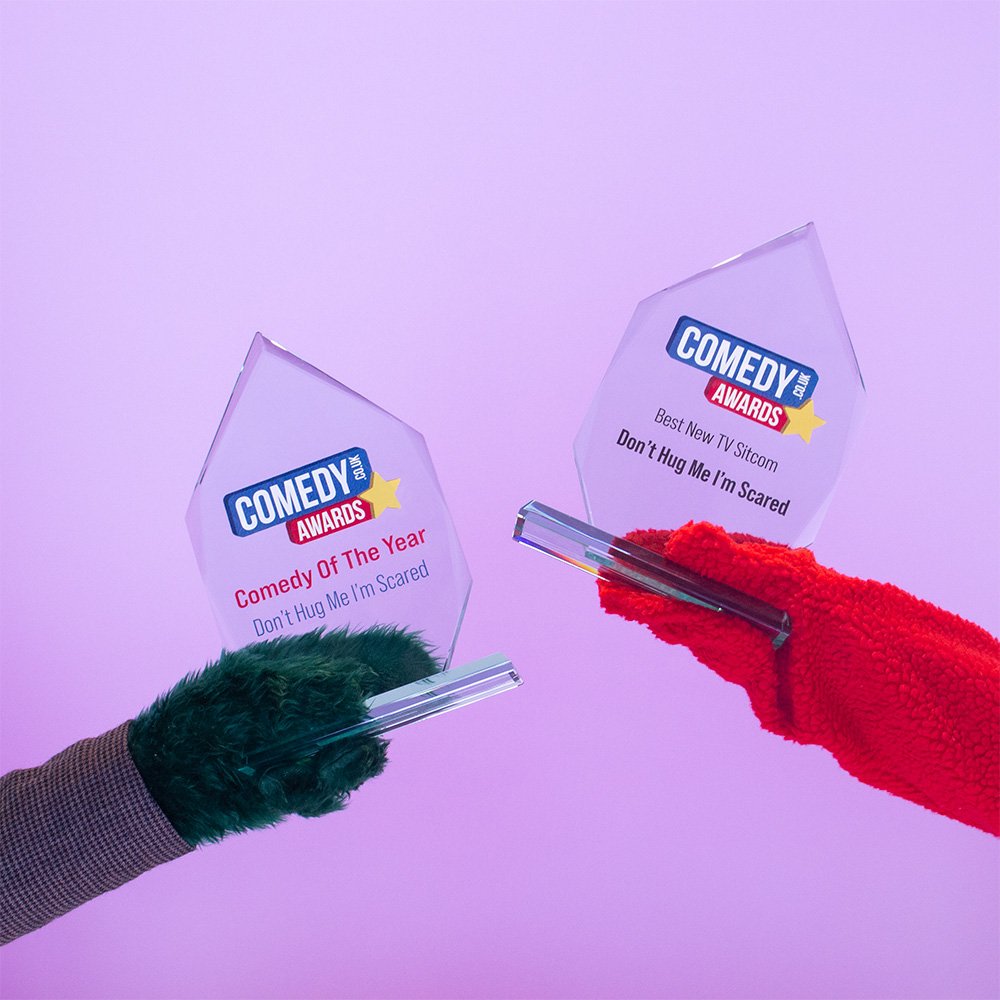 Comedy.co.uk Awards' Best New TV Sitcom AND Comedy Of The Year 2022 is...

Don't Hug Me I'm Scared

Congratulations to all at Channel 4 and Blink Industries. 

More: bit.ly/3XgLzbp
