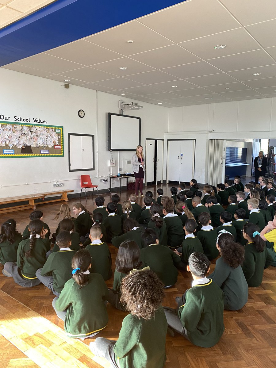 In KS2 collective worship today we had a visit from <a href="/SarahLongson5/">Sarah Longson</a> who shared her passion for chess, promoting our new chess club. I was so impressed with the children’s knowledge and vocabulary. #castling #CHECKMATE #ChessClub a super opportunity! ♟️#WeAreBrightFutures