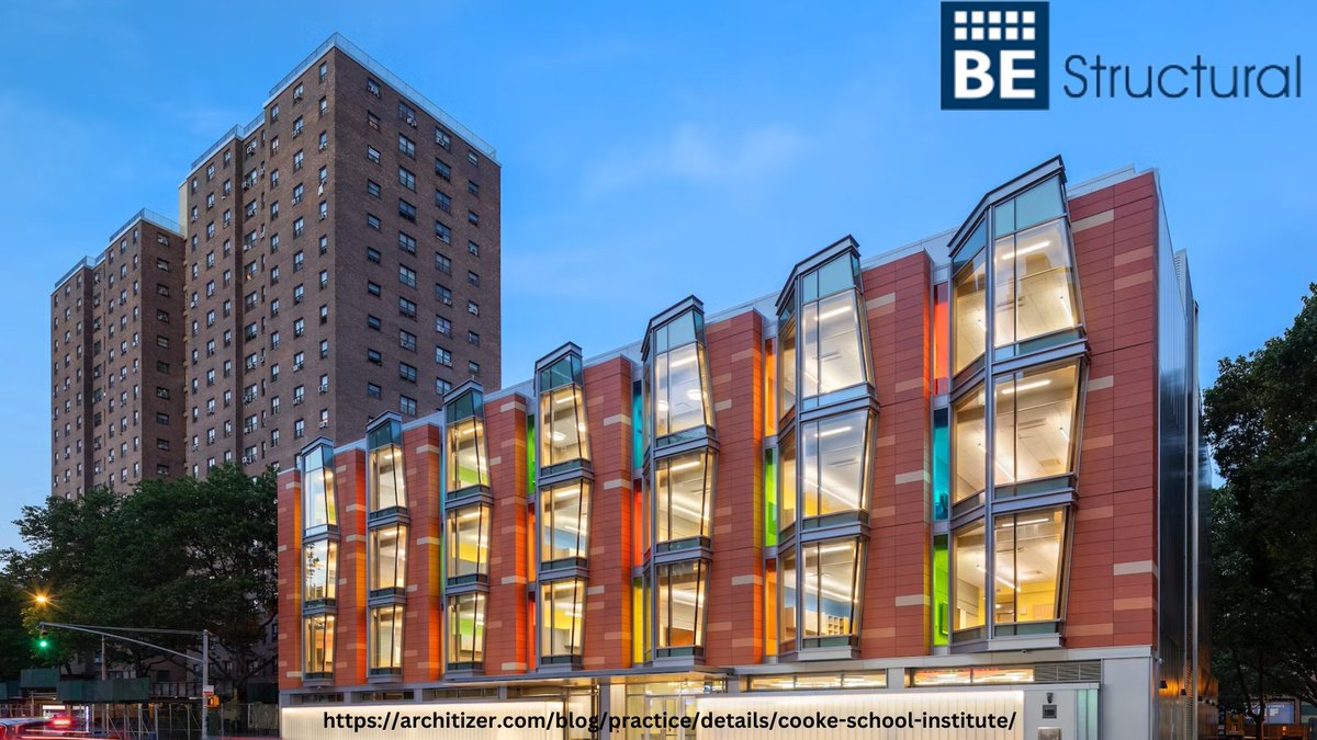 The goal of PBDW was to create a dignified learning environment that supported Cooke's specialized pedagogy while keeping a separate character for each school division. 
architizer.com/blog/practice/…
 #bestructural #architizer
