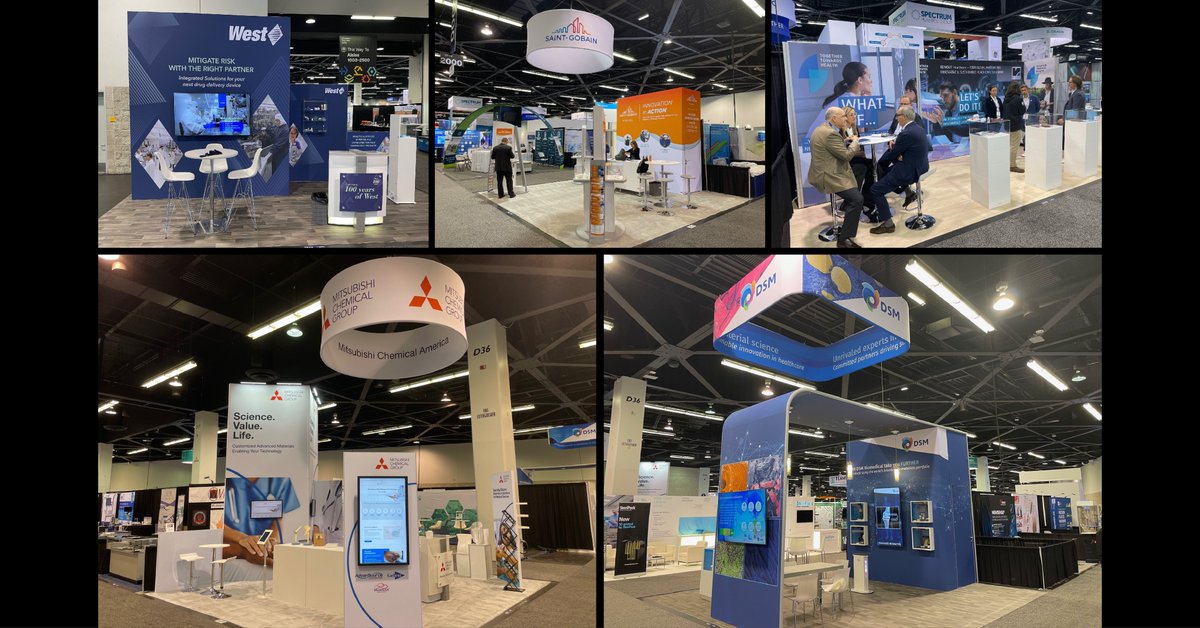 So much to see at #MD&MWest2023 in Anaheim this week. Privileged to have supported so many clients exhibiting there. @MCAMconnect  @DSM @SaintGobainNA  @RENOLITGroup & congrats on 100 yrs @WestPharma !