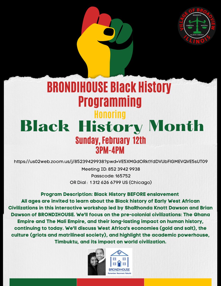 Celebrate our history with @BRONDIHOUSE and the Village of Broadview, thank you Mayor Katrina Thompson for bringing this experience! #ccd1