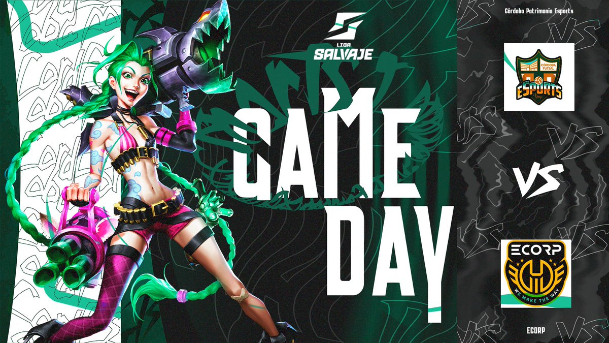 Cordoba_Gaming's tweet photo. 💥¡Nuestro primer debut en #LigaSalvaje de @wildriftES !💥

🏆| @SomosLaTormenta
📆| Semana 1
🕤| 21:30h 
🆚️| @ECORP_ES 🕵️‍♂️
📺| https://t.co/ZPvnF3Bo6r 

Esperamos hacerlo lo mejor posible. ¡Suerte a los demás! 💚 https://t.co/E8e3I6tMgH