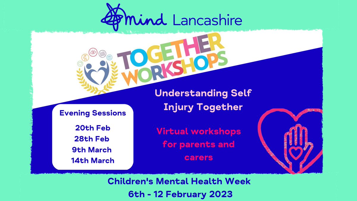 Would you like advice on how to support your child or a young person in your care with self injury? Would you like to better understand the cycle of self harm and how to protect your relationship? Book your place on a virtual workshop: ow.ly/eTmn50MJ9sx