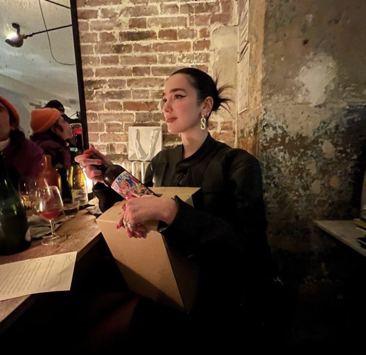 dua lipa, a wine girl 🍷💋💐💫